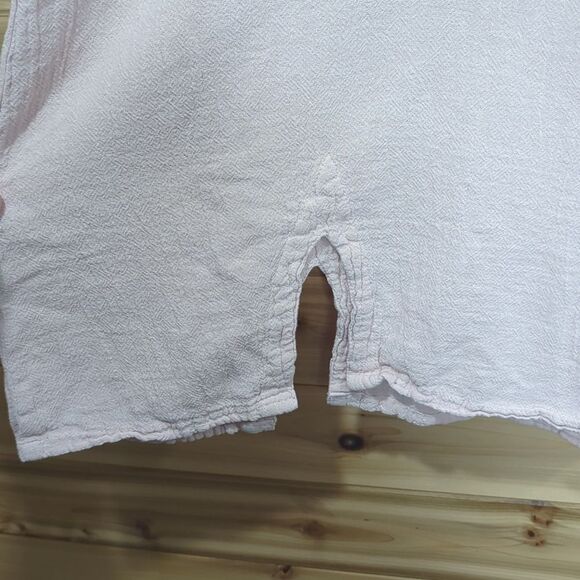 Oh My Gauze Top Womens Large Pink Cut Out Arms 100% Cotton Size 2 - Picture 5 of 11